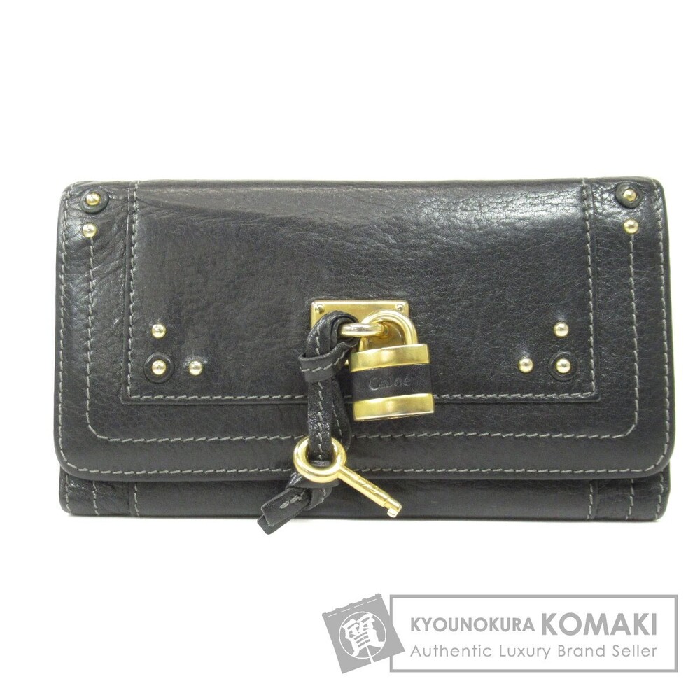 Chloe Cadena Motif Long Wallet Leather